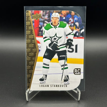 2024-25 UD Series 1 LOGAN STANKOVEN #RDT-3 1994-95 Rookie Die-Cut RC
