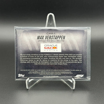 2024 Topps Chrome Formula 1 MAX VERSTAPPEN #CAM-1 Camber