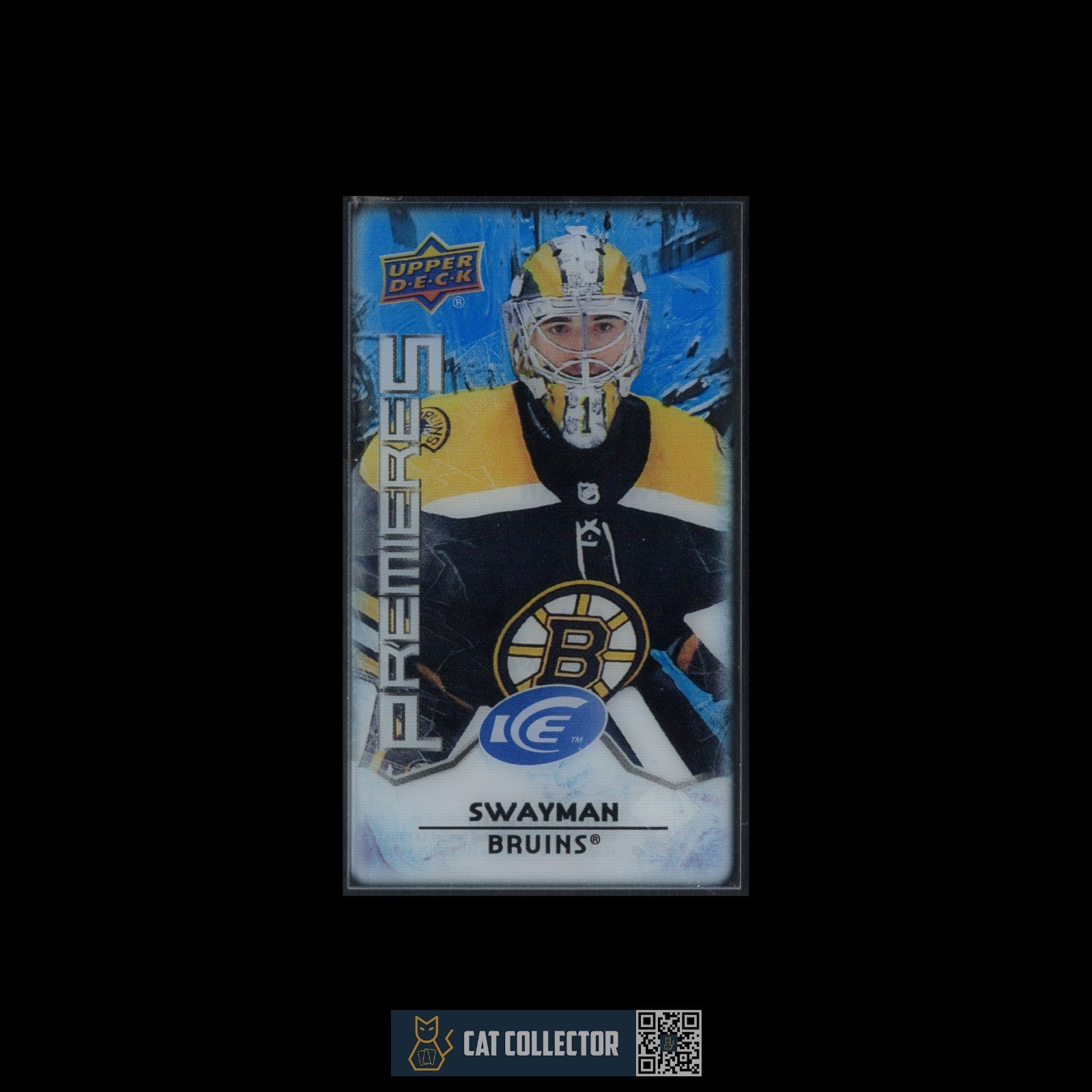 2021-22 UD Ice JEREMY SWAYMAN #MI-46 Premieres Mini RC Rookie - Boston Bruins
