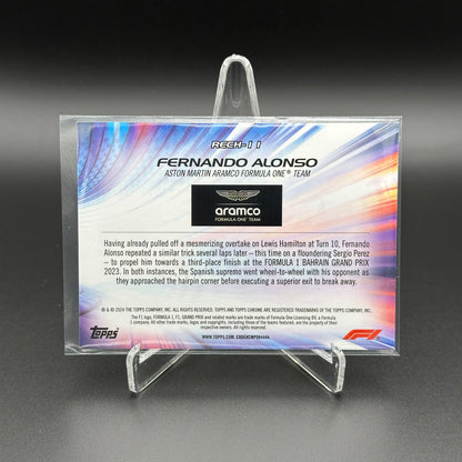 2024 Topps Chrome Formula 1 FERNANDO ALONSO #RECH-11 Re-Charged