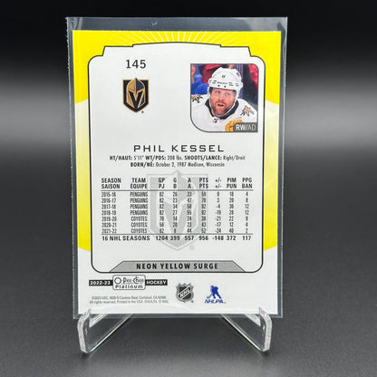 2022-23 O-Pee-Chee Platinum PHIL KESSEL #145 Neon Yellow Surge