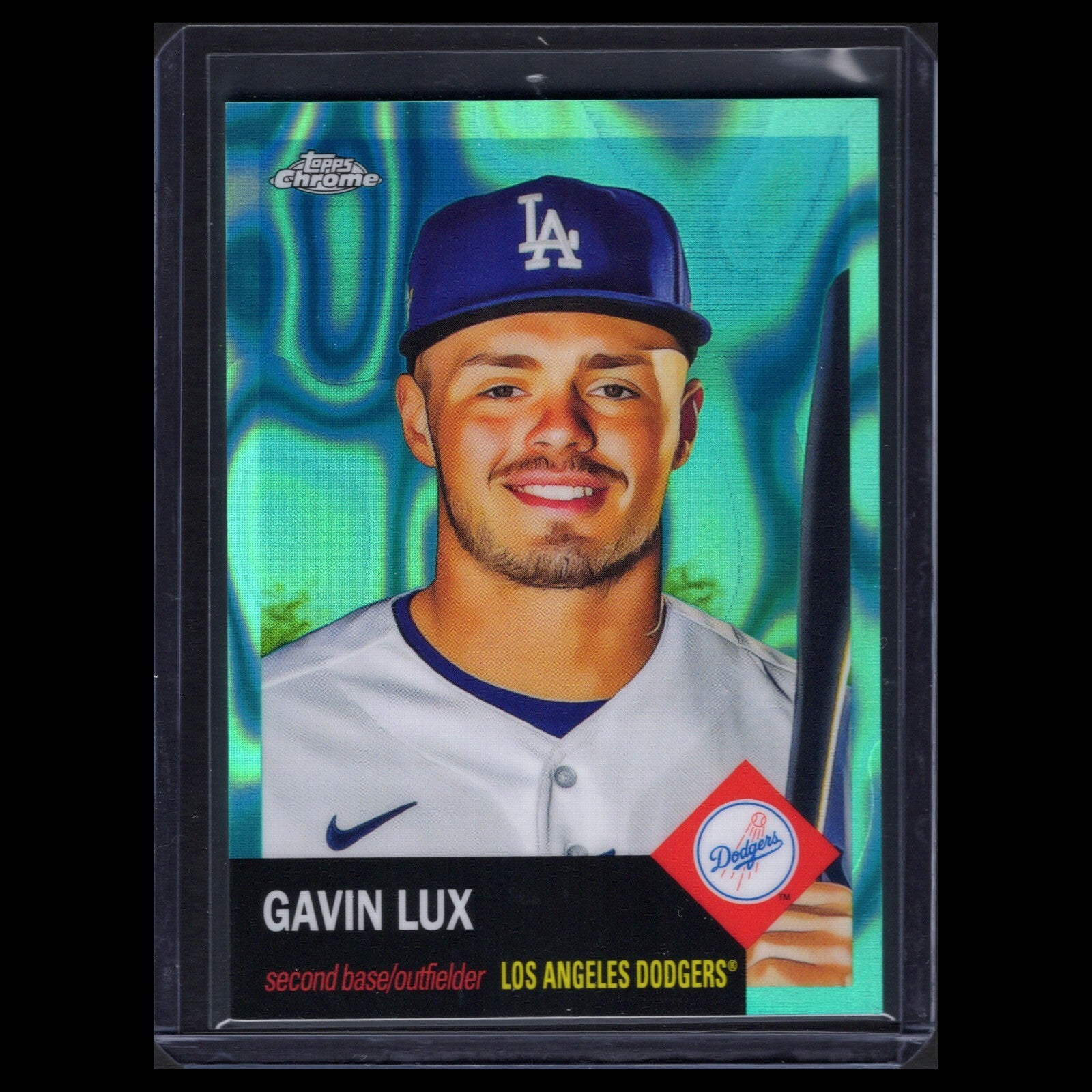 2022 Topps Chrome Platinum Anniversary GAVIN LUX #214 Aqua Lava Refractor /299