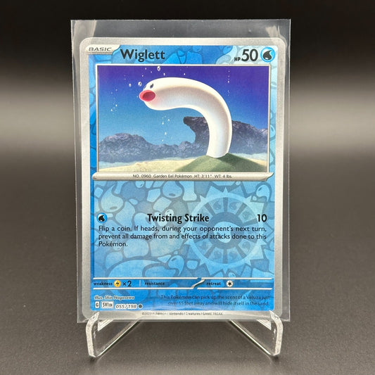 2024 Pokemon TCG Scarlet & Violet WIGLETT #55/198 Reverse Holo