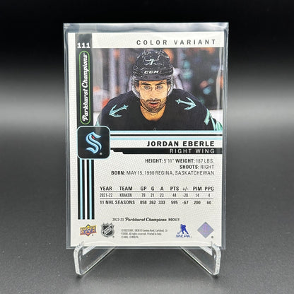 2022-23 UD Parkhurst Champions JORDAN EBERLE #111 Color Variant - Seattle Kraken