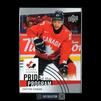 2025 Upper Deck Team Canada EASTON COWAN #61 Pride of the program