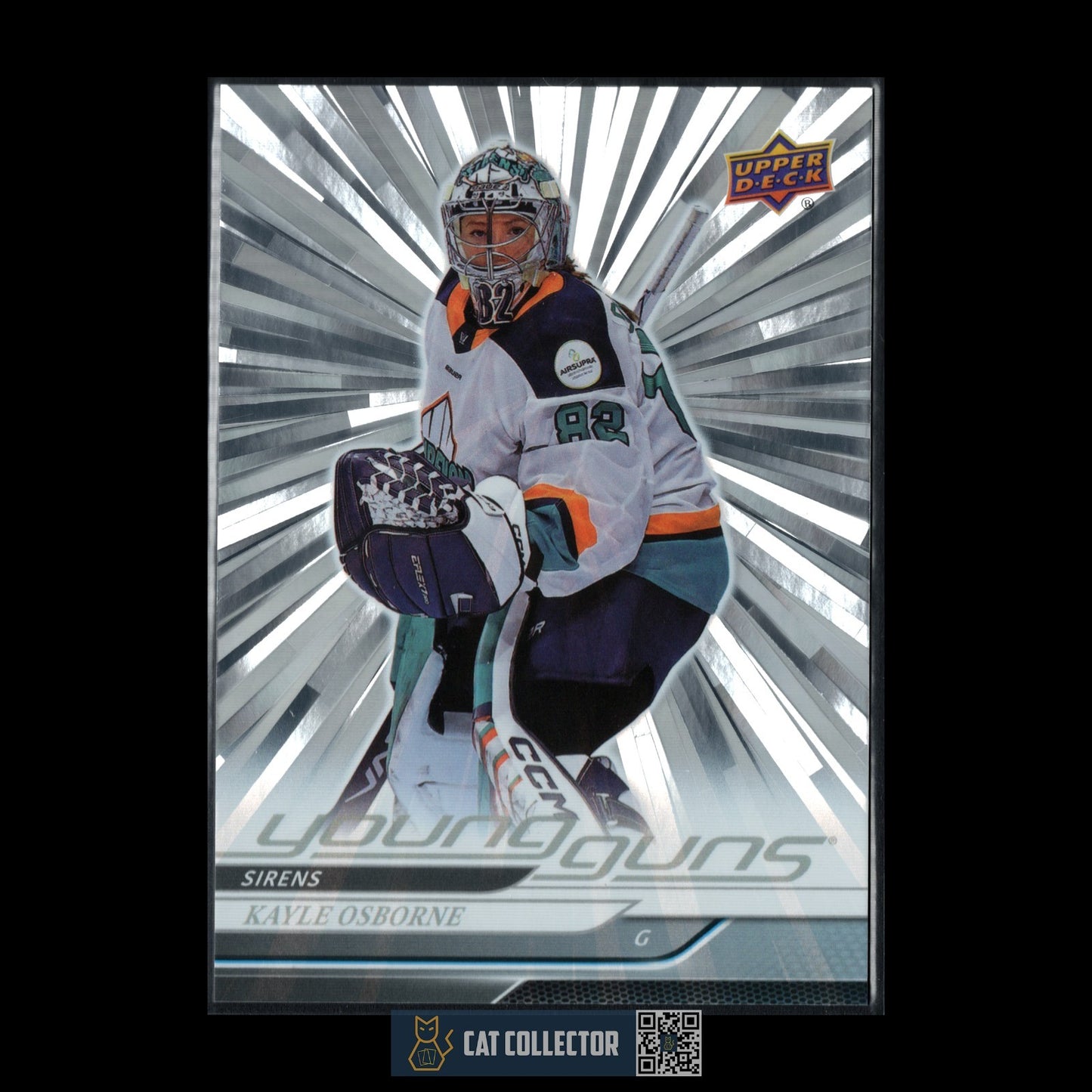 2024-25 UD PWHL KAYLE OSBORNE #57 Young Guns Outburst Rookie - New York Sirens