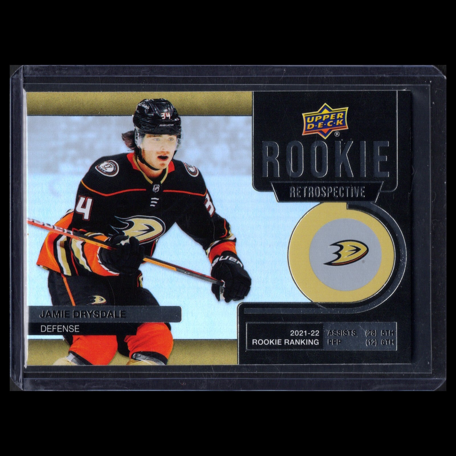 2022-23 UD Series 1 JAMIE DRYSDALE #RR-4 Rookie Retrospective - Anaheim Ducks