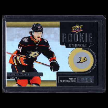 2022-23 UD Series 1 JAMIE DRYSDALE #RR-4 Rookie Retrospective - Anaheim Ducks