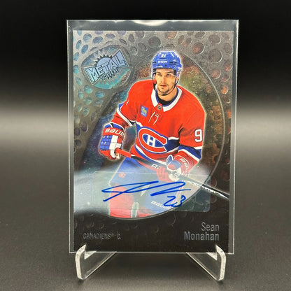 2022-23 SkyBox Metal Universe SEAN MONAHAN #37 Silver FX Autograph