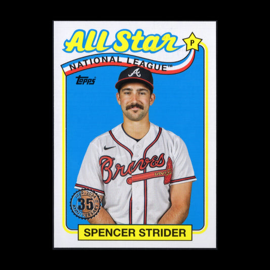 2024 Topps Series 2 SPENCER STRIDER #89ASB-15 1989 Topps Baseball All-Star