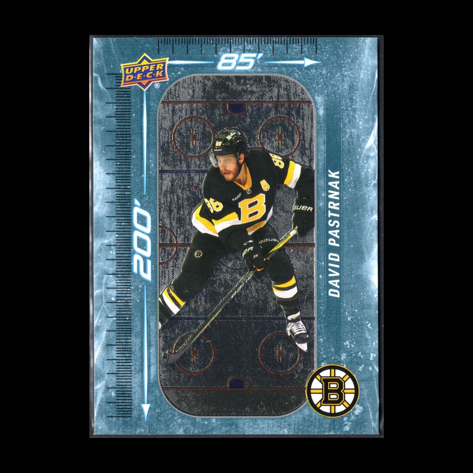 2023-24 UD Series 1 DAVID PASTRNAK #DM-2 200' x 85' - Boston Bruins