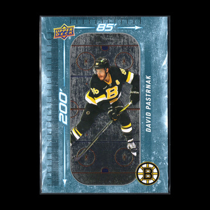 2023-24 UD Series 1 DAVID PASTRNAK #DM-2 200' x 85' - Boston Bruins
