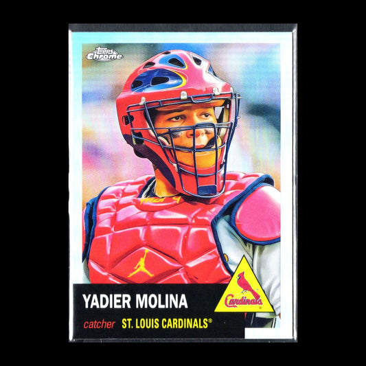 2022 Topps Chrome Platinum Anniversary YADIER MOLINA #353 Refractor