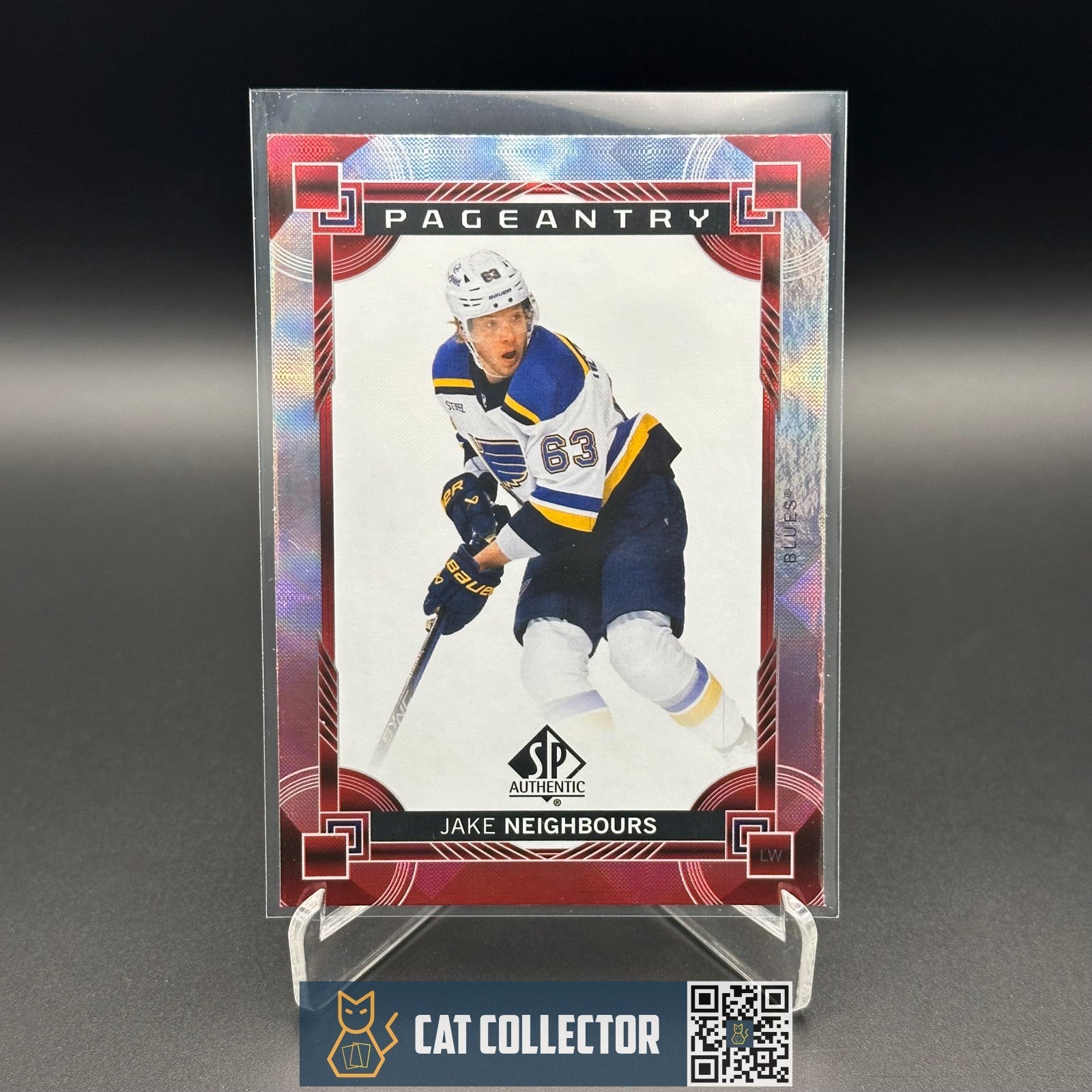 2014-25 UD SP Authentic JAKE NEIGHBOURS #P-14 Pageantry Red