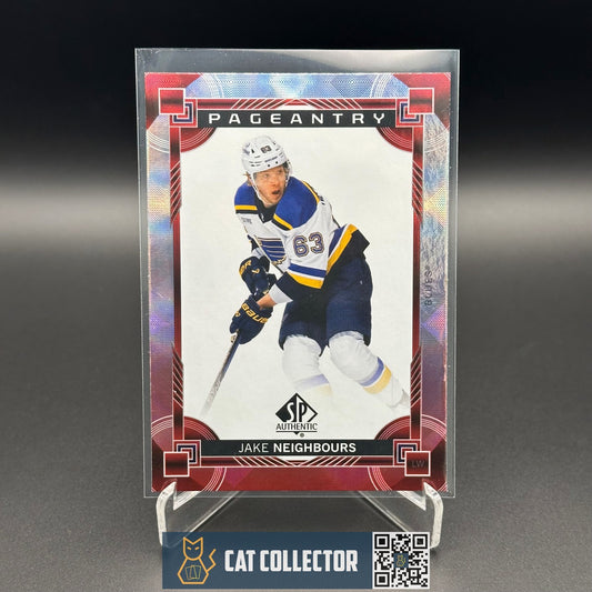 2014-25 UD SP Authentic JAKE NEIGHBOURS #P-14 Pageantry Red