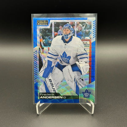 2020-21 O-Pee-Chee Platinum FREDERIK ANDERSON #46 Blue Surge Toronto Maple Leafs
