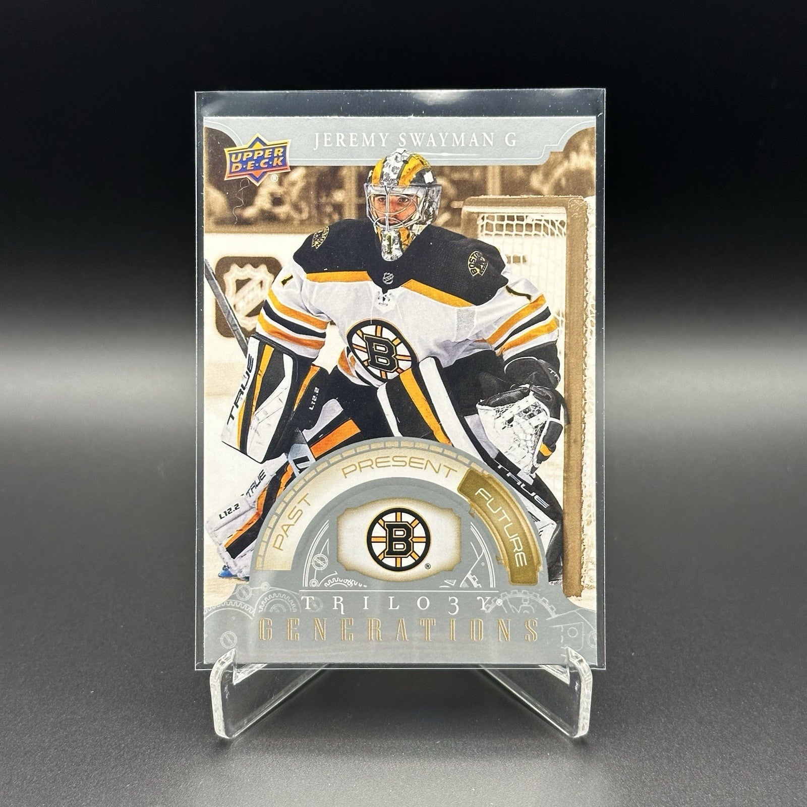 2022-23 UD Trilogy JEREMY SWAYMAN #TG-2C Generations - Boston Bruins
