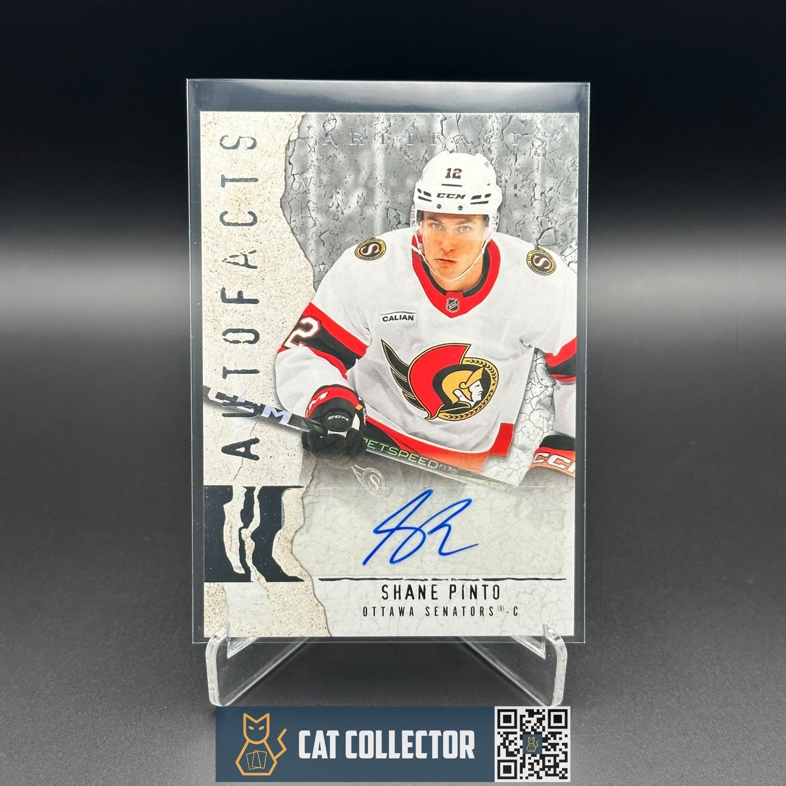 2025-26 UD Artifacts SHANE PINTO #AF-SP Autofacts Auto