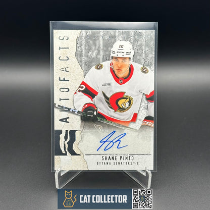 2025-26 UD Artifacts SHANE PINTO #AF-SP Autofacts Auto