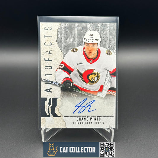 2025-26 UD Artifacts SHANE PINTO #AF-SP Autofacts Auto