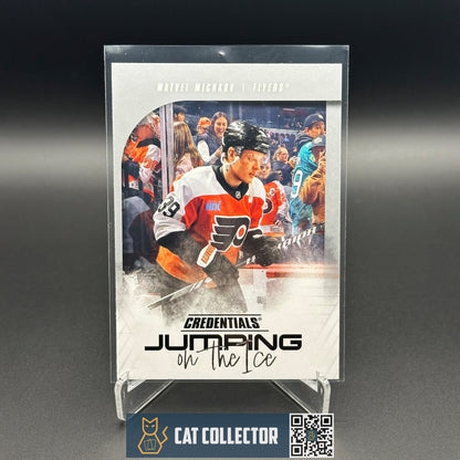 2024-25 UD Credentials MATVEI MICHKOV #JI-MM Jumping on the ice Rookie RC