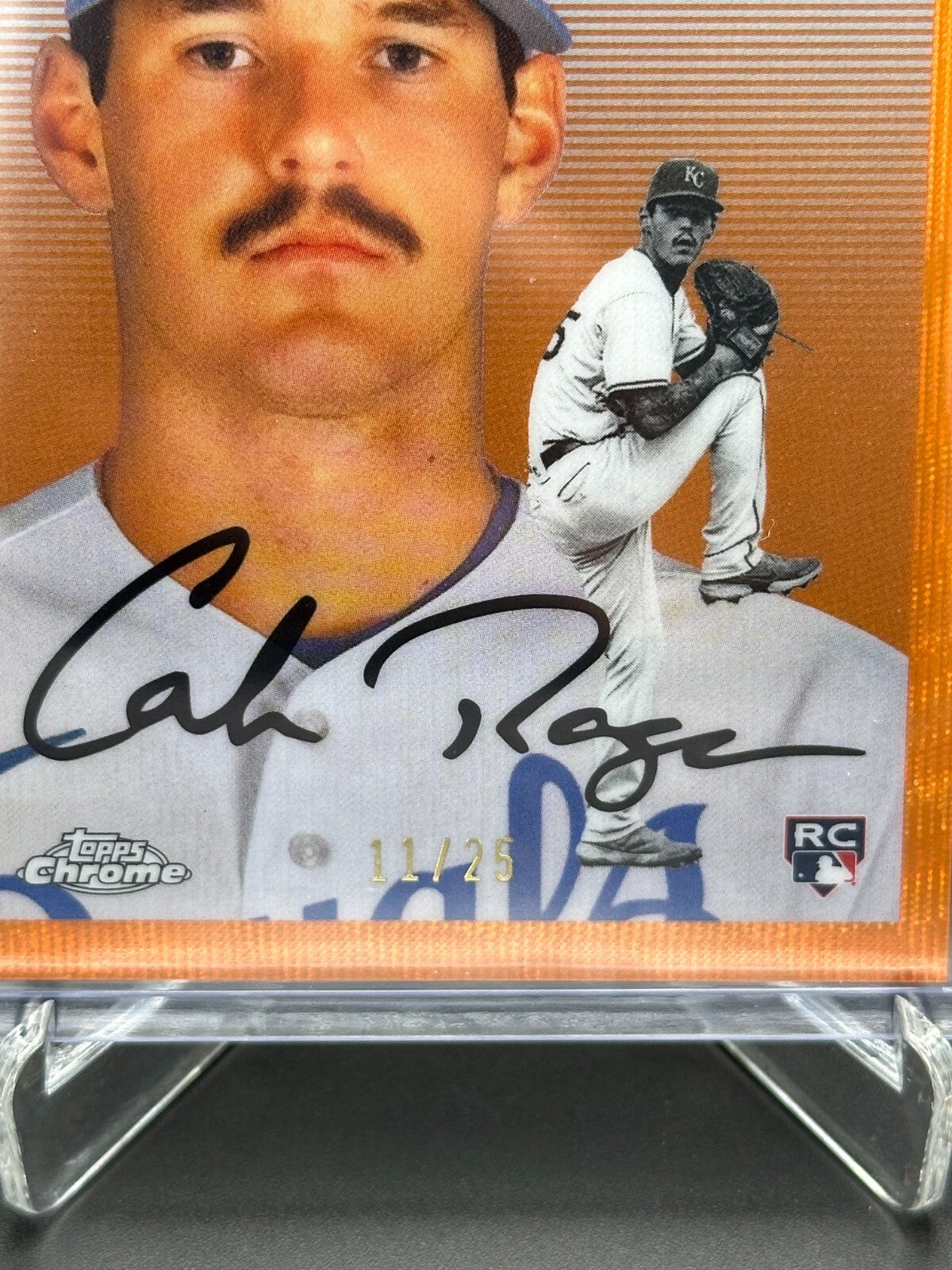 2023 Topps Chrome Platinum COLE RAGANS #170 Orange Wave Refractor RC /25