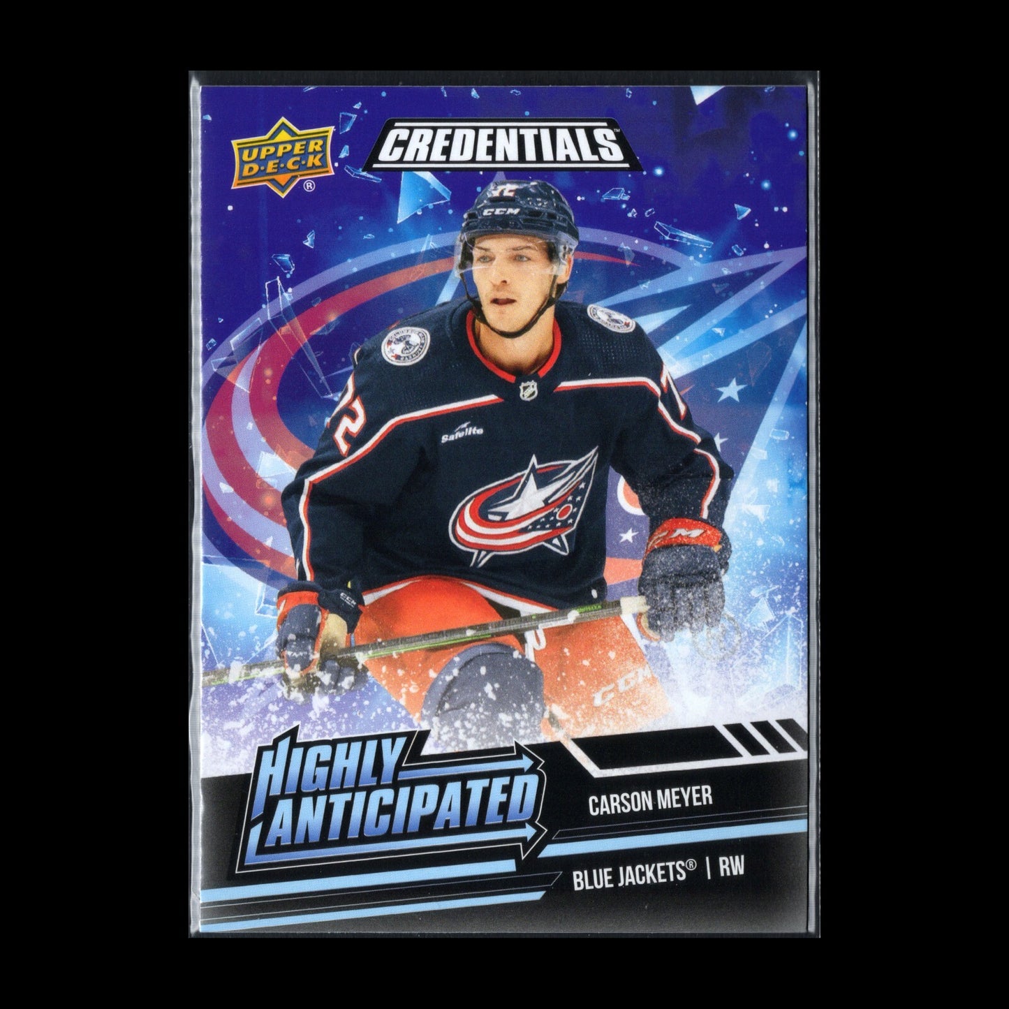 2022-23 UD Credentials CARSON MEYER #HA-37 Highly Anticipated