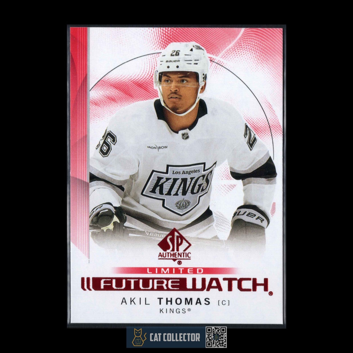 2024-25 UD SP Authentic AKIL THOMAS #130 Future Watch Limited Red RC