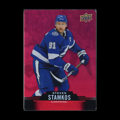 2020-21 UD Tim Hortons STEVEN STAMKOS #DC-50 Red Die Cut - Tampa Bay Lightning