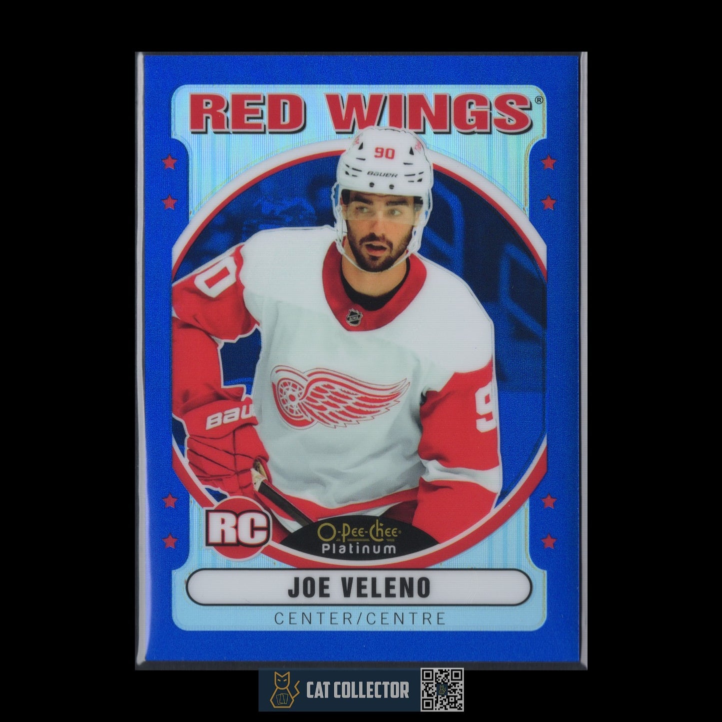 2021-22 O-Pee-Chee Platinum JOE VELENO #R-81 Retro Blue Rainbow Rookie RC /199