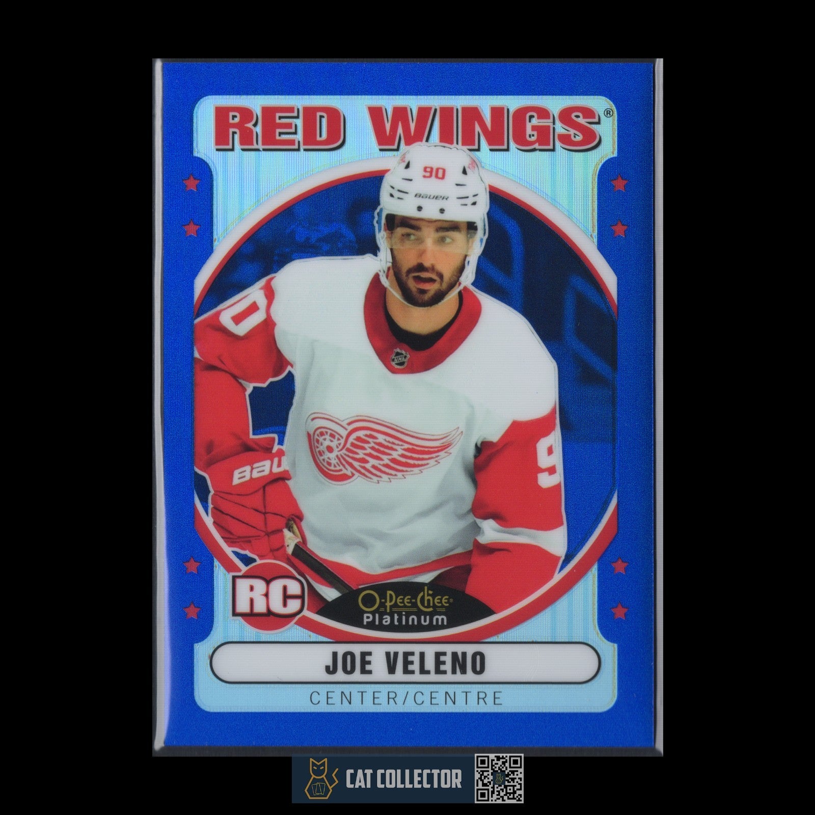2021-22 O-Pee-Chee Platinum JOE VELENO #R-81 Retro Blue Rainbow Rookie RC /199