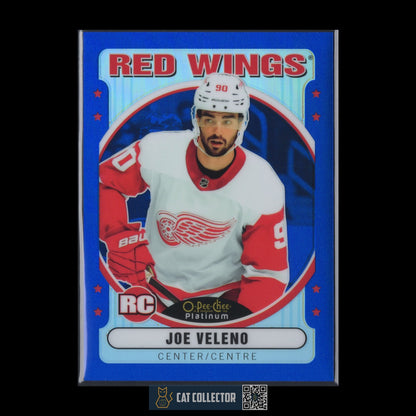 2021-22 O-Pee-Chee Platinum JOE VELENO #R-81 Retro Blue Rainbow Rookie RC /199