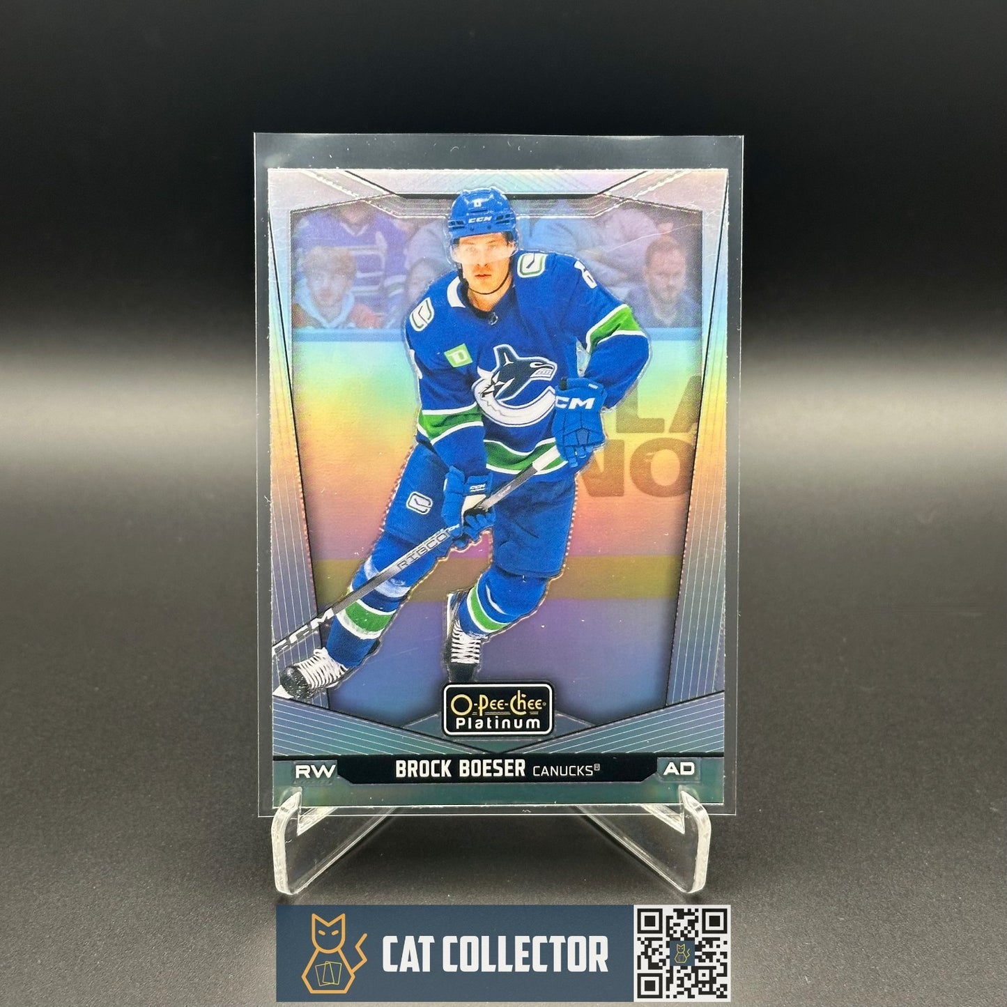 2024-25 O-Pee-Chee Platinum BROCK BOESER #125 Rainbow