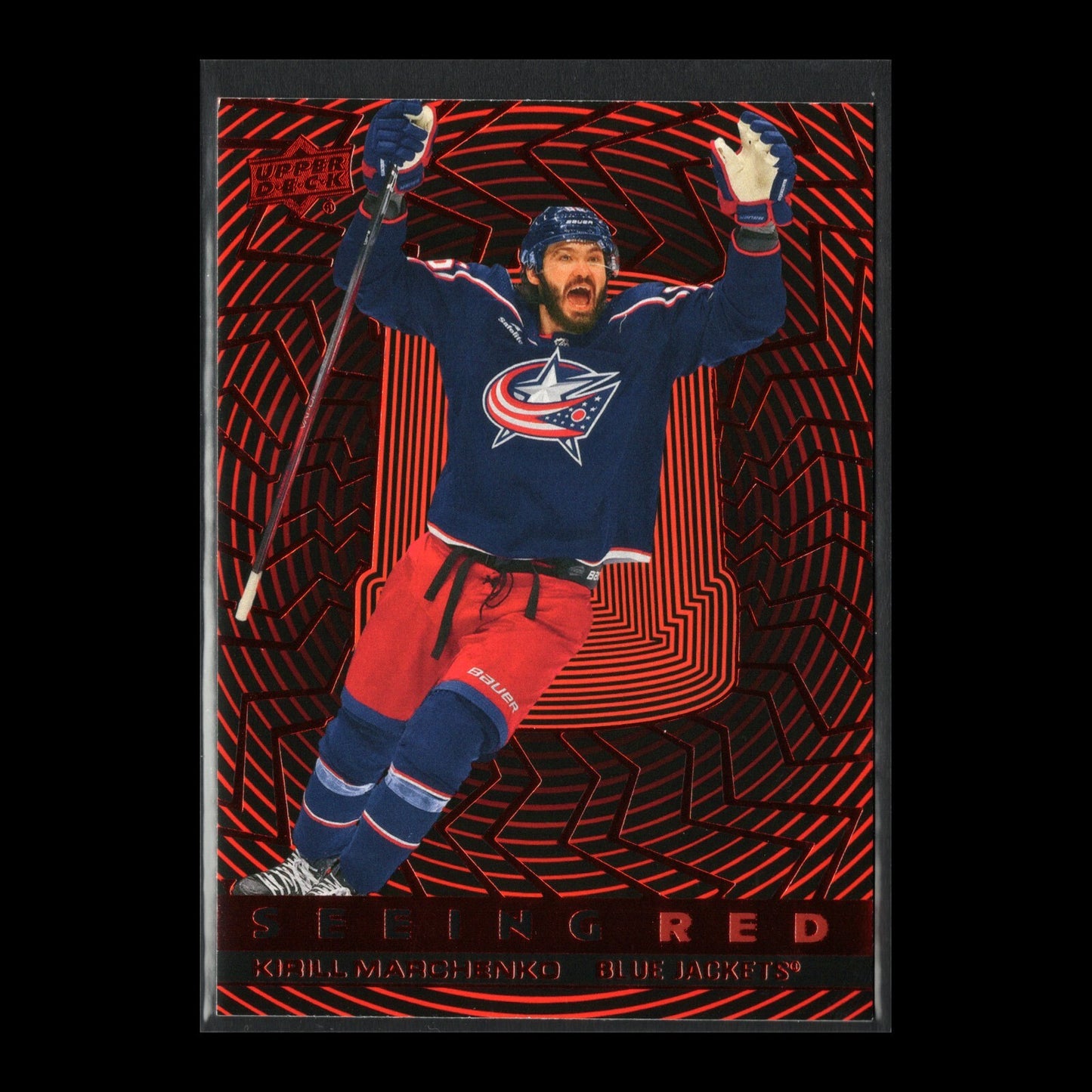 2023-24 UD Extended series KIRILL MARCHENKO #SR-89 Seeing Red