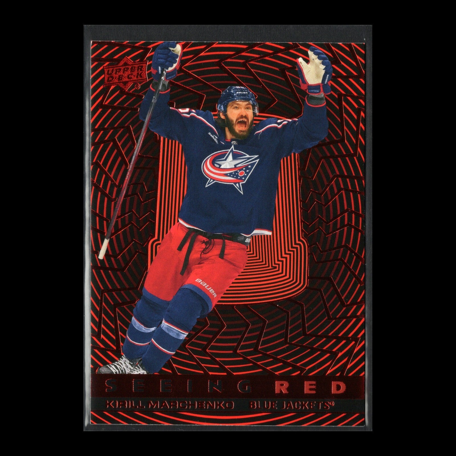 2023-24 UD Extended series KIRILL MARCHENKO #SR-89 Seeing Red