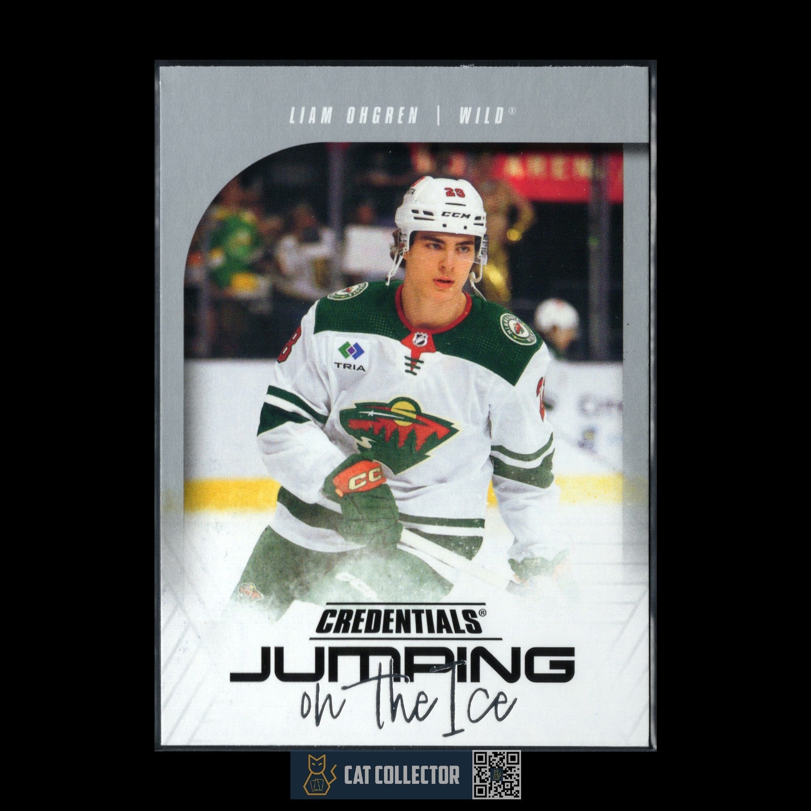 2024-25 UD Credentials LIAM OHGREN #JI-LO Jumping on the ice