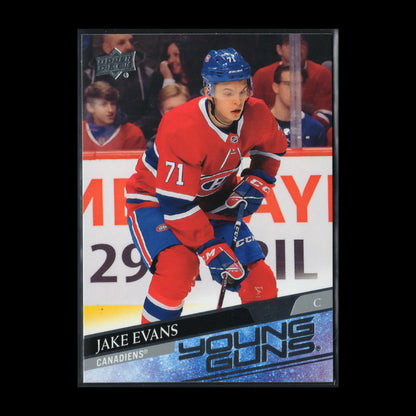 2020-21 Upper Deck Series 1 JAKE EVANS #247 Young guns RC Montreal Canadiens
