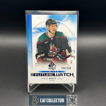 2024-25 UD SP Authentic AKU RATY #158 Future Watch Limited Blue RC /399