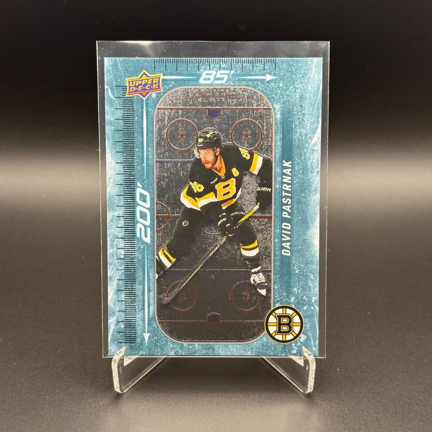 2023-24 UD Series 1 DAVID PASTRNAK #DM-2 200' x 85' - Boston Bruins
