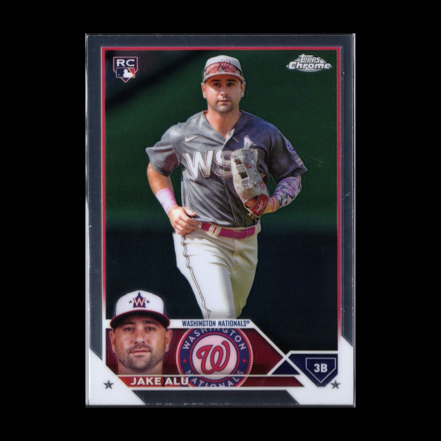 2023 Topps Chrome Updated Series JAKE ALU #USC65 Rookie RC Washington Nationals