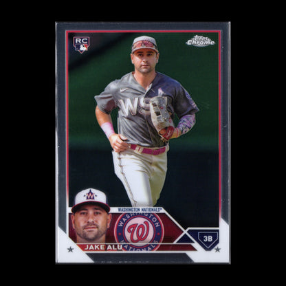 2023 Topps Chrome Updated Series JAKE ALU #USC65 Rookie RC Washington Nationals