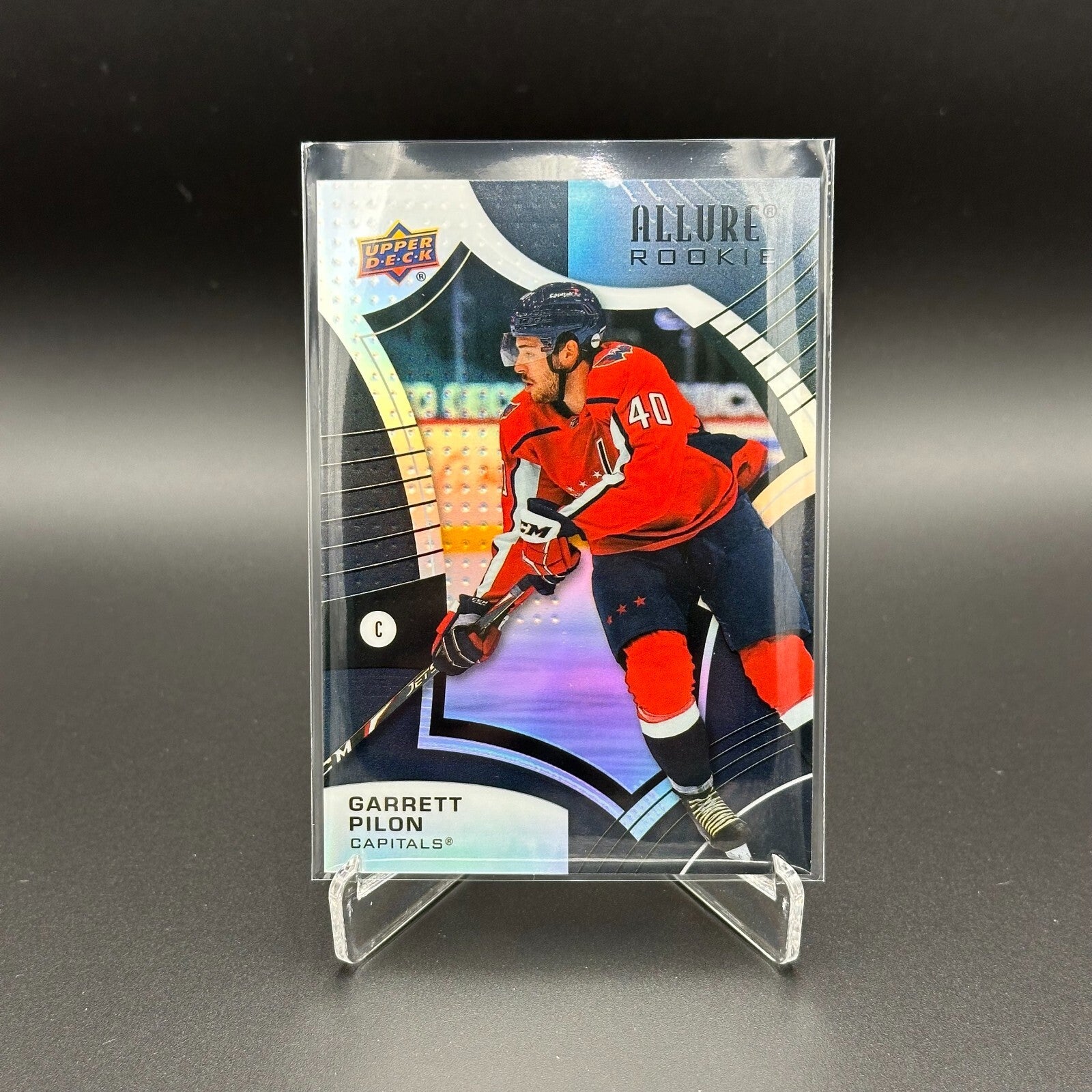 2021-22 UD Allure GARRETT PILON #110 Black Rainbow Rookie RC