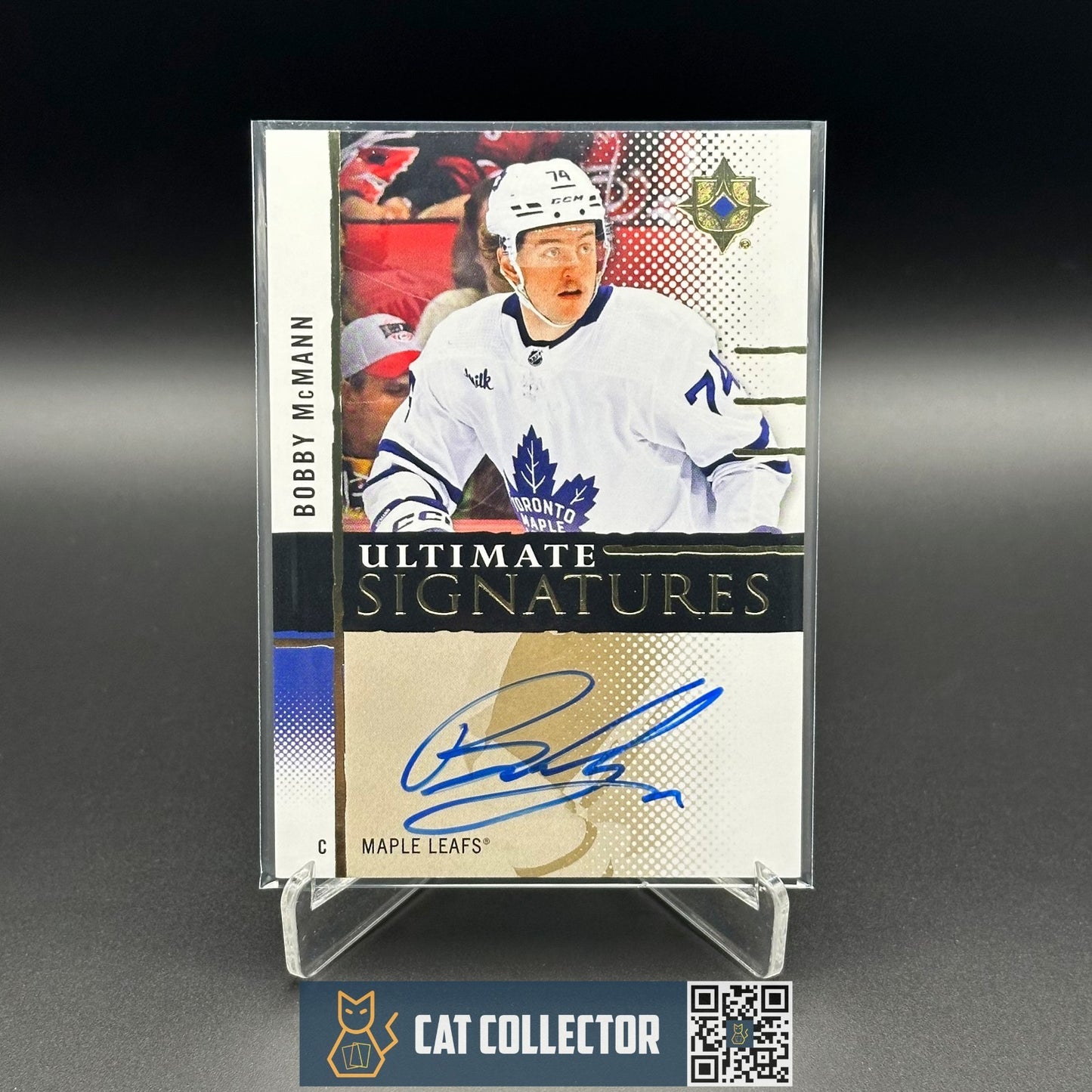 2024-25 UD Ultimate Collection BOBBY MCMANN #US-BM Ultimate Signatures Auto