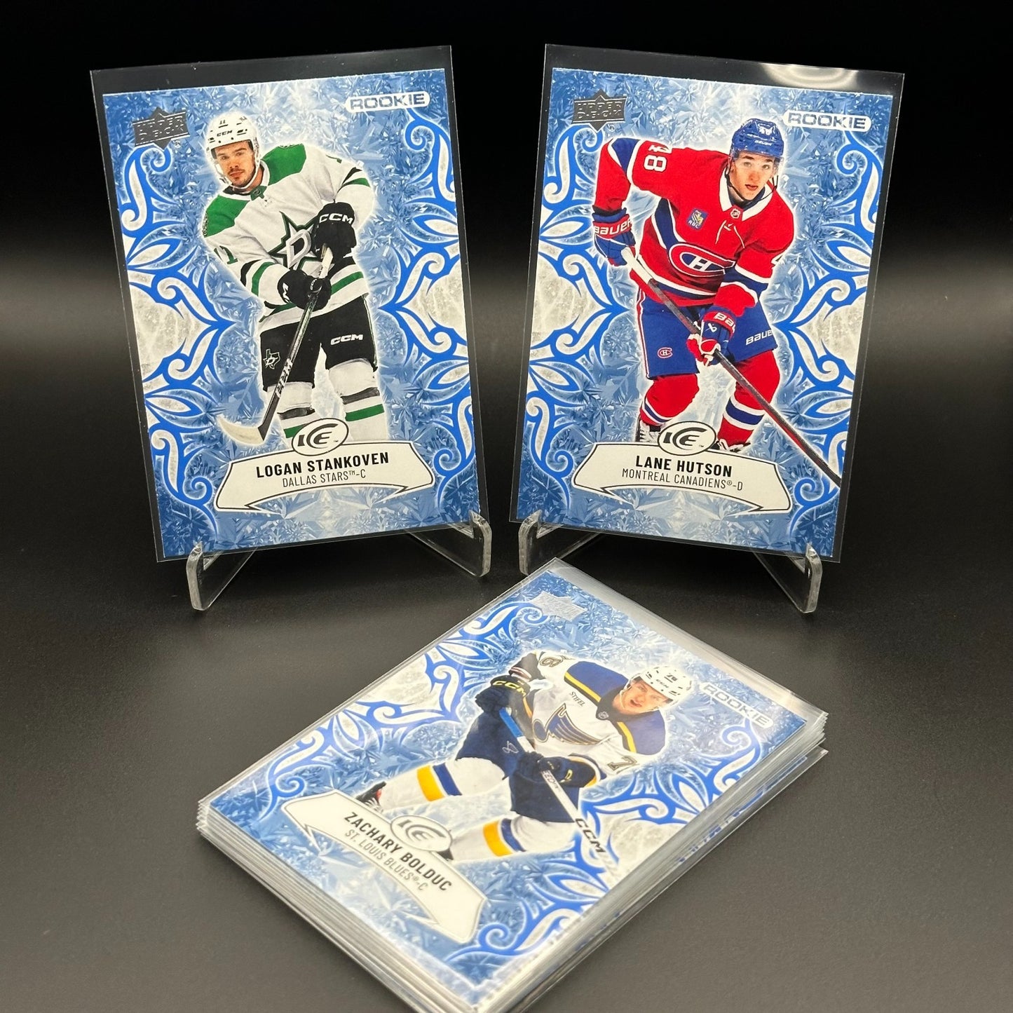 2024-25 UD Ice BASE ROOKIES ~ YOU PICK from the list!