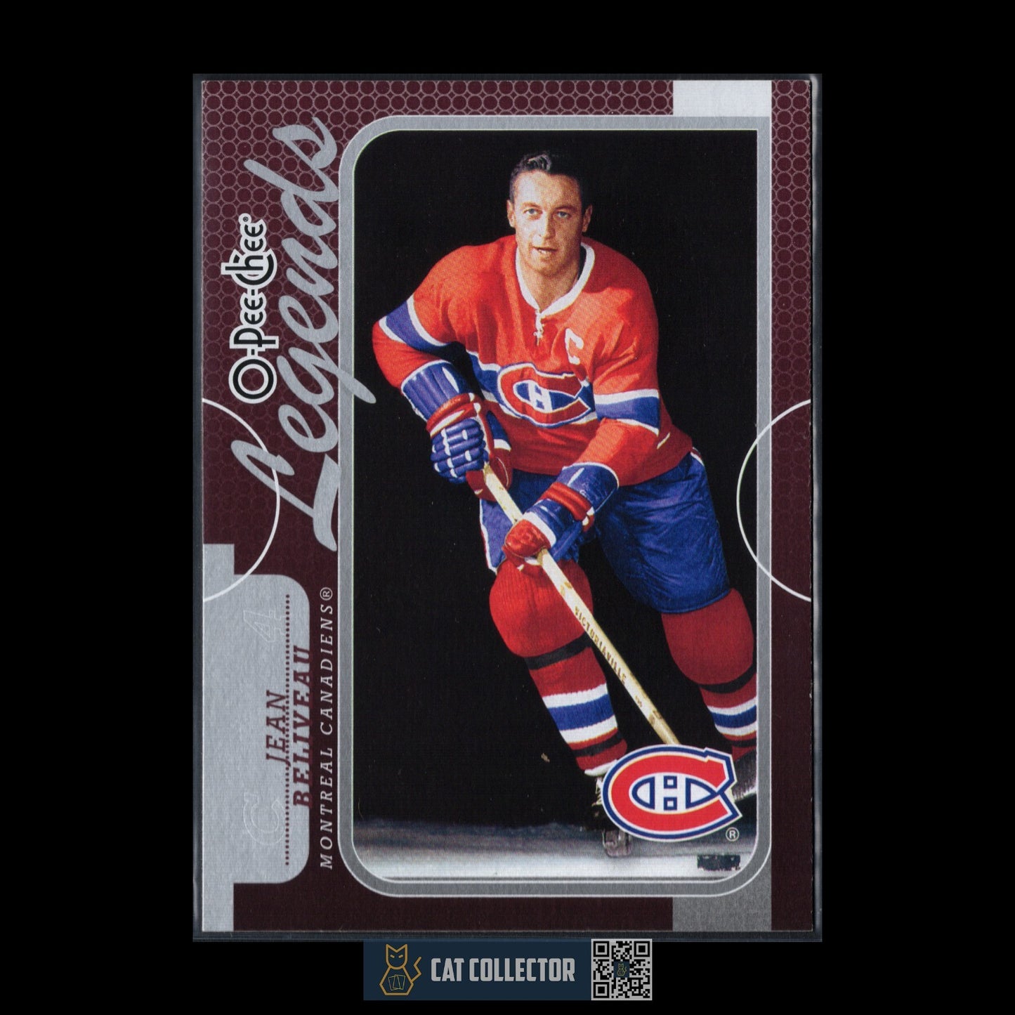 2008-09 O-Pee-Chee Hockey JEAN BELIVEAU #580 Legends