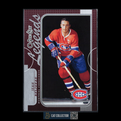 2008-09 O-Pee-Chee Hockey JEAN BELIVEAU #580 Legends