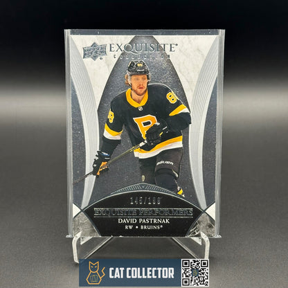 2020-21 UD Exquisite Collection DAVID PASTRNAK #ECP-DP Exquisite Performers /199