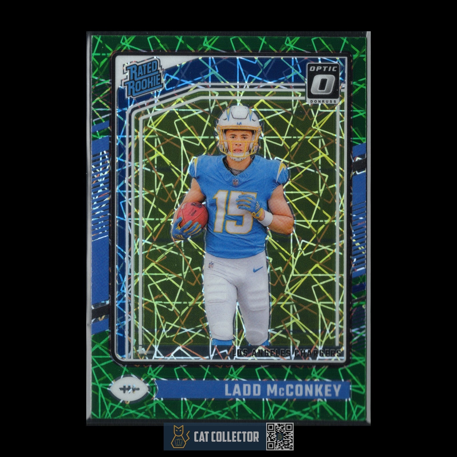 2024 Panini Donruss Optic LADD MCCONKEY #266 RC Rated Rookie Green Hyper Prizm