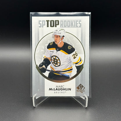 2022-23 UD SP Authentic MARC MCLAUGHLIN #TR-46 Top Rookies RC - Boston Bruins