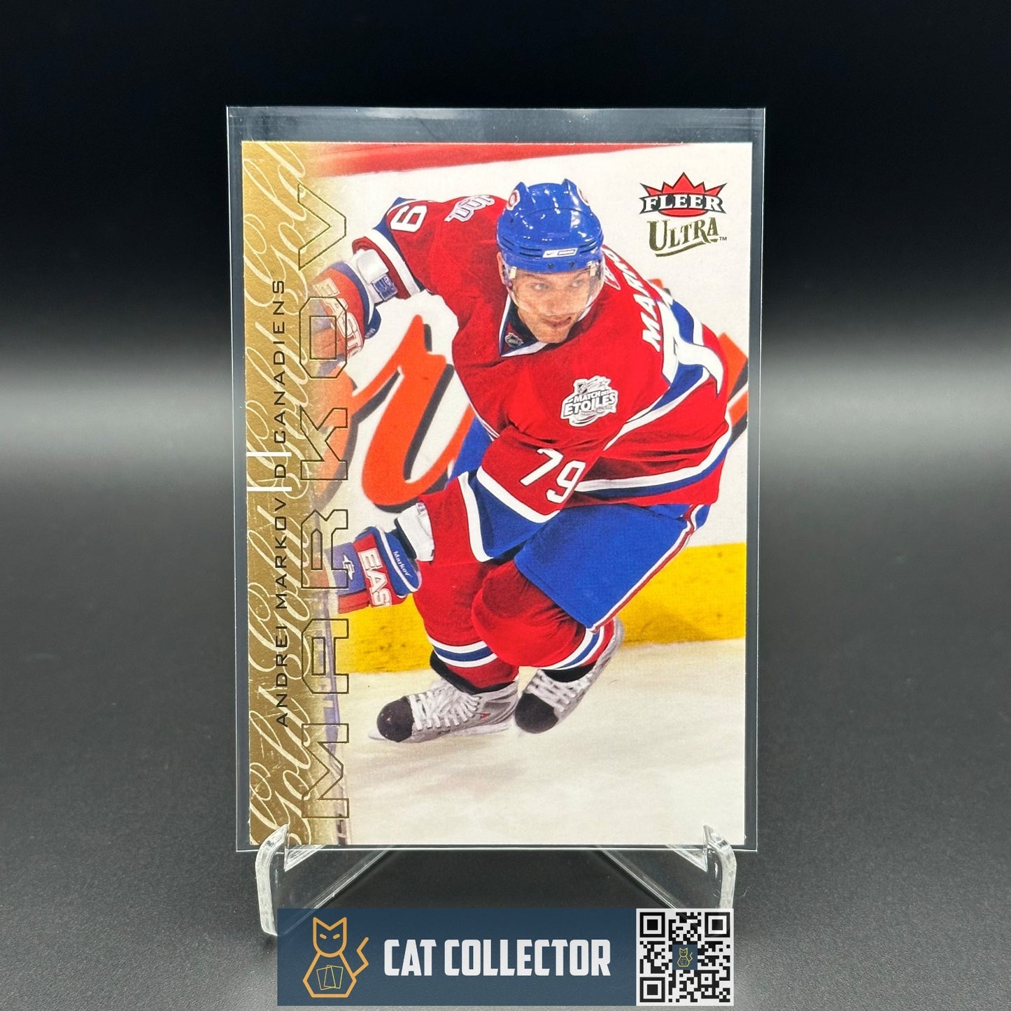 2009-10 Fleer Ultra ANDREI MARKOV #78 Gold Medallion - Montreal Canadiens